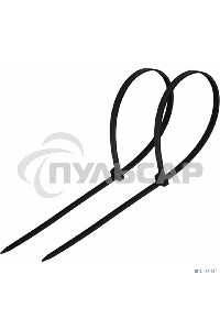 Хомут-стяжка кабельная нейлоновая Rexant 80 x2,5 мм, черная, упаковка 100 шт.