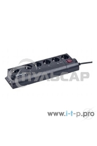 Сетевой фильтр Energenie Сетевой фильтр EG-PMS2-LAN программируемый, черный (10А, LAN, 6 розеток)