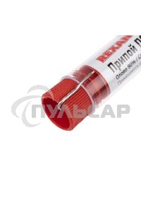 Припой без канифоли ПОС-90 Rexant, 10 г, Ø1.0 мм, (олово 90%, свинец 10%), колба