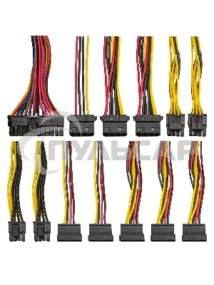 Блок питания ExeGate UN800 (EX292179RUS), 800Вт, 120мм, серебряный