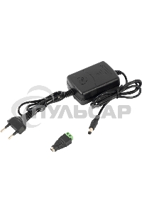 Источник питания Mollusk-VR 12/2 12В, 2А. Сетевой диапазон 110-245В провод с вилкой Mollusk-VR 12/2 power supply 12V, 2A. Mains range 110-245V wire with plug