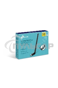 Беспроводный двухдиапазонный USB2.0 адаптер TP-Link Archer T2U Plus, 433Мбит/с + 200Мбит/с