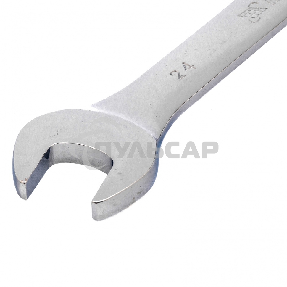 Ключ комбинированный трещоточный Matrix, 24 мм, CrV зеркальный хром