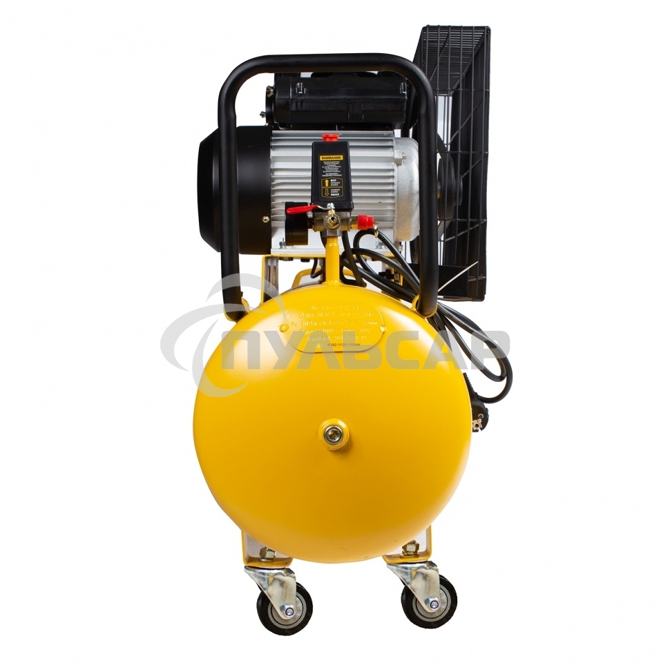 Компрессор воздушный рем. привод BCV2300/100, 2,3 кВт, 100 литров, 440 л/мин Denzel