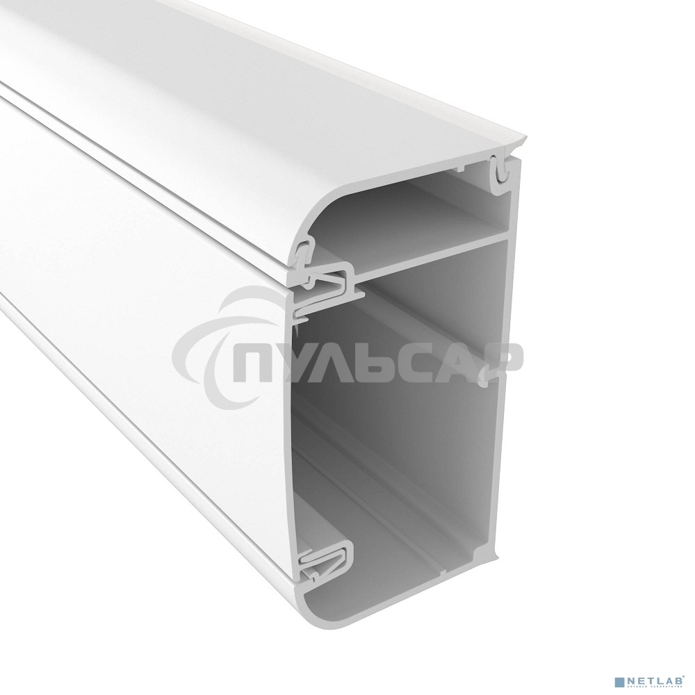 Кабель-канал 90 х 50 мм, с перегородкой, боковой и фронтальной крышками (2 метра) Dkc 09500