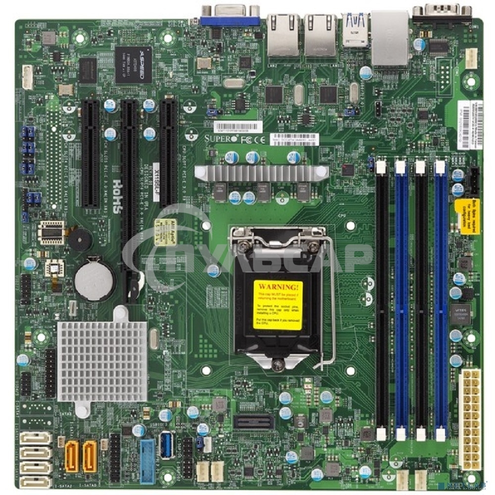 Материнская плата SuperMicro MBD-X11SSL-F-B Soc-1151 iC232 mATX 4xDDR4 6xSATA3 SATA RAID i210AT 2хGgbEth bulk