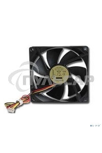 Вентилятор для корпуса Gembird FANCASE2/BALL черный, 90 мм, 2500 об/мин, 26 дБ, 3 pin