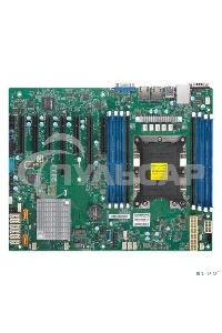 Материнская плата серверная Supermicro MBD-X11SPL-F-B, LGA 3647, Intel C621, 8xDDR4, 8xSATA, 1xM.2, 2xPCI-E 3.0 x8, 1xPCI-E 3.0 x4, 2xRJ45 1GbE, 8xUSB 2.0, 2xUSB 3.0, 1xVGA, ATX