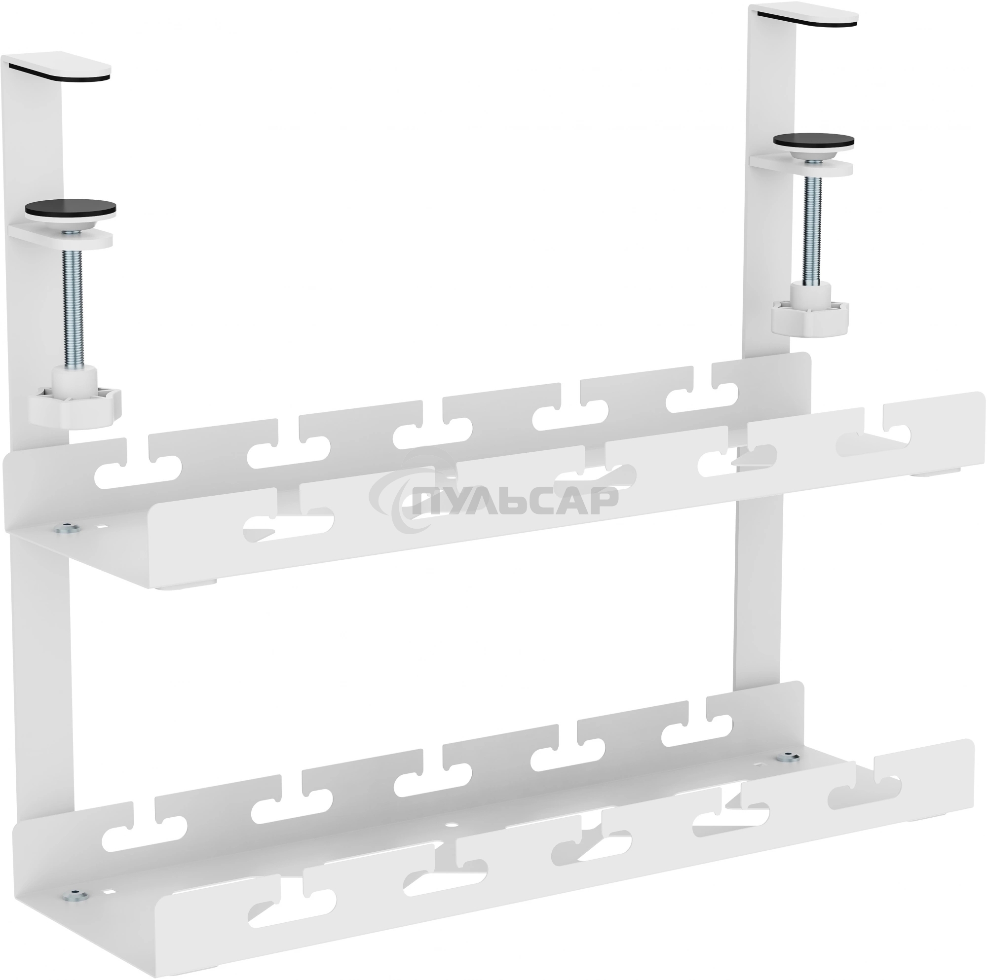 Кабель-канал Cactus CS-CM-400-2WT для столов 40x13.4x34.2см белый