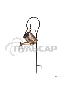 Светильник грунтовый Rexant Лейка, 3000К, встроенный аккумулятор, солнечная панель, коллекция Стамбул