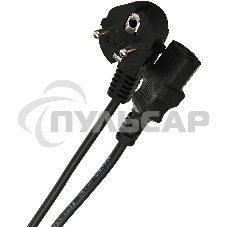 Кабель компьютер-розетка 220V (EURO) <VDE> 3G0,75мм2 VCOM CE021-CU 1,8 м