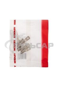 Наконечник медный луженый ТМЛ 2,5–4–2,6 (2,5мм² - Ø5мм) ГОСТ 7386-80 (в упак. 10 шт.) Rexant