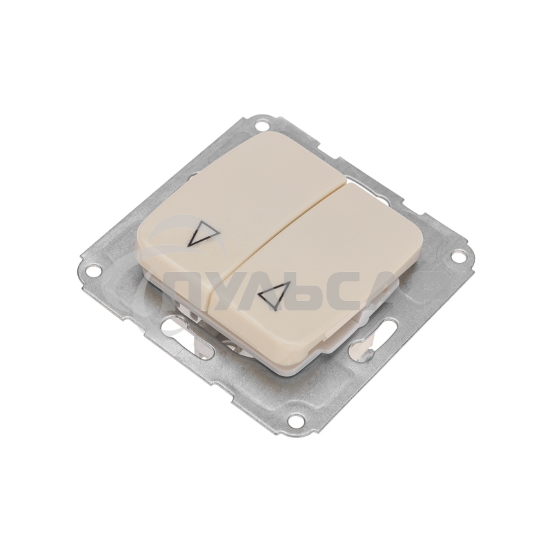 Выключатель для жалюзи DEA 2кл с/у 10А мех. Беж KRANZ