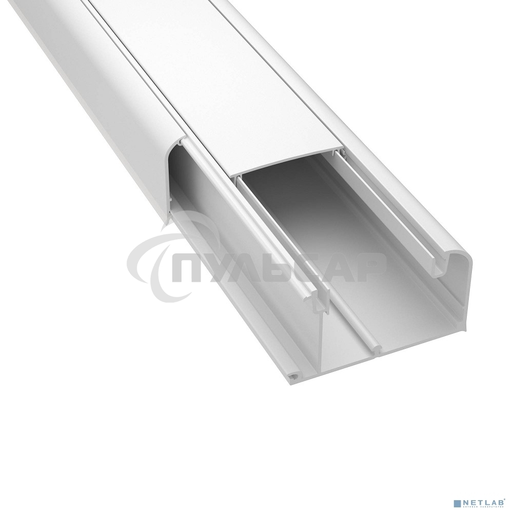 Кабель-канал 90 х 50 мм, с перегородкой, боковой и фронтальной крышками (2 метра) Dkc 09500