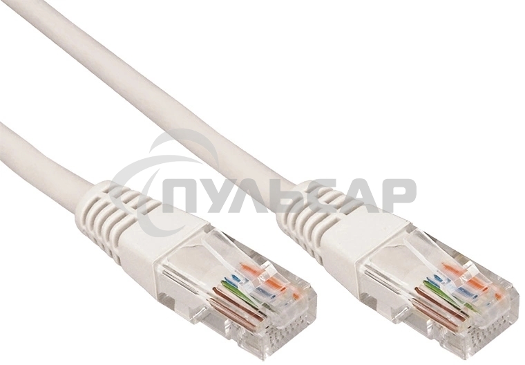 Пaтч-корд U/UTP Rexant, кат.5e, RJ45-RJ45, неэкранированный, PVC серый, 25м