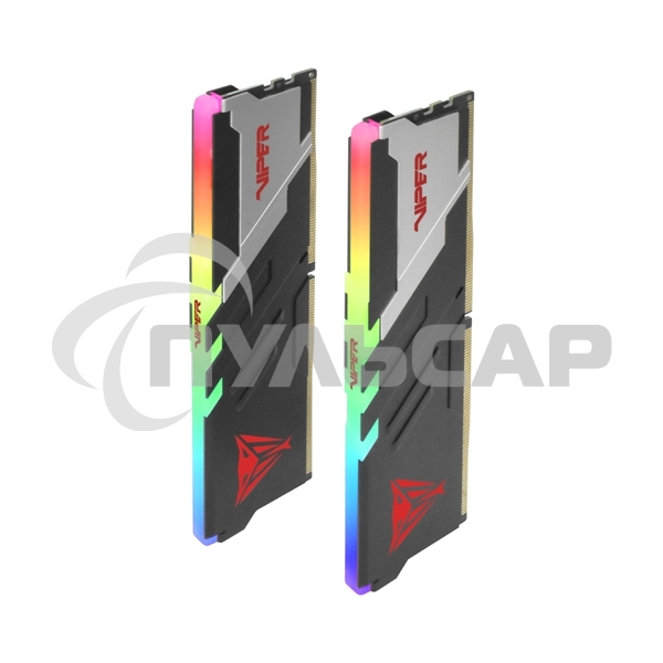 Оперативная память Patriot Viper Venom, DDR5, 32Gb (2x16Gb), 6600MHz, CL34, DIMM, с радиаторами, RGB, черный