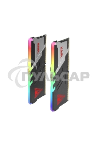Оперативная память Patriot Viper Venom, DDR5, 32Gb (2x16Gb), 6600MHz, CL34, DIMM, с радиаторами, RGB, черный