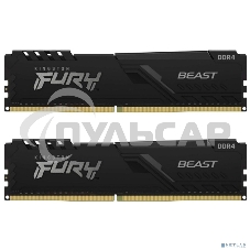 Оперативная память Kingston 32Gb 3200MT/s DDR4 CL16 DIMM (Kit of 2) 1Gx8 FURY Beast Black