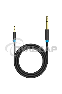 Кабель Vention аудио Jack 6,5 мм M/ 3,5 M - 1,5 м BABBG