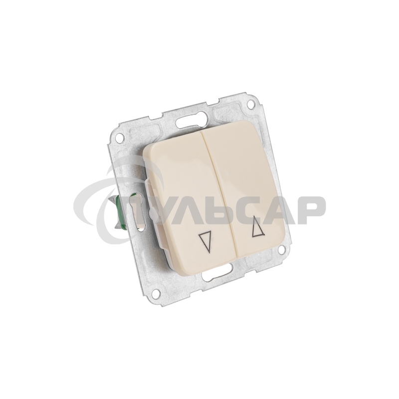 Выключатель для жалюзи DEA 2кл с/у 10А мех. Беж KRANZ