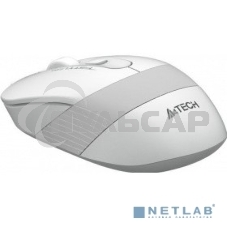 Мышь беспроводная A4Tech Fstyler FG10 белый/серый, 2000 dpi, радиоканал, USB, кнопки - 4