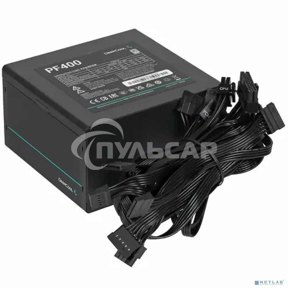 Блок питания Deepcool / GamerStorm PF400, 400Вт, 80 PLUS, 120мм, черный
