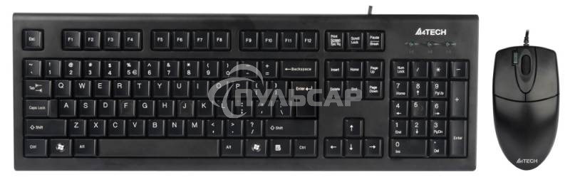Комплект клавиатура + мышь A4 Bloody KR-8520D / USB/ Wired / черный