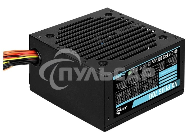 Блок питания Aerocool / Formula VX-700 PLUS, 700Вт, 120мм, черный, (аналог Aerocool VX Plus 700)