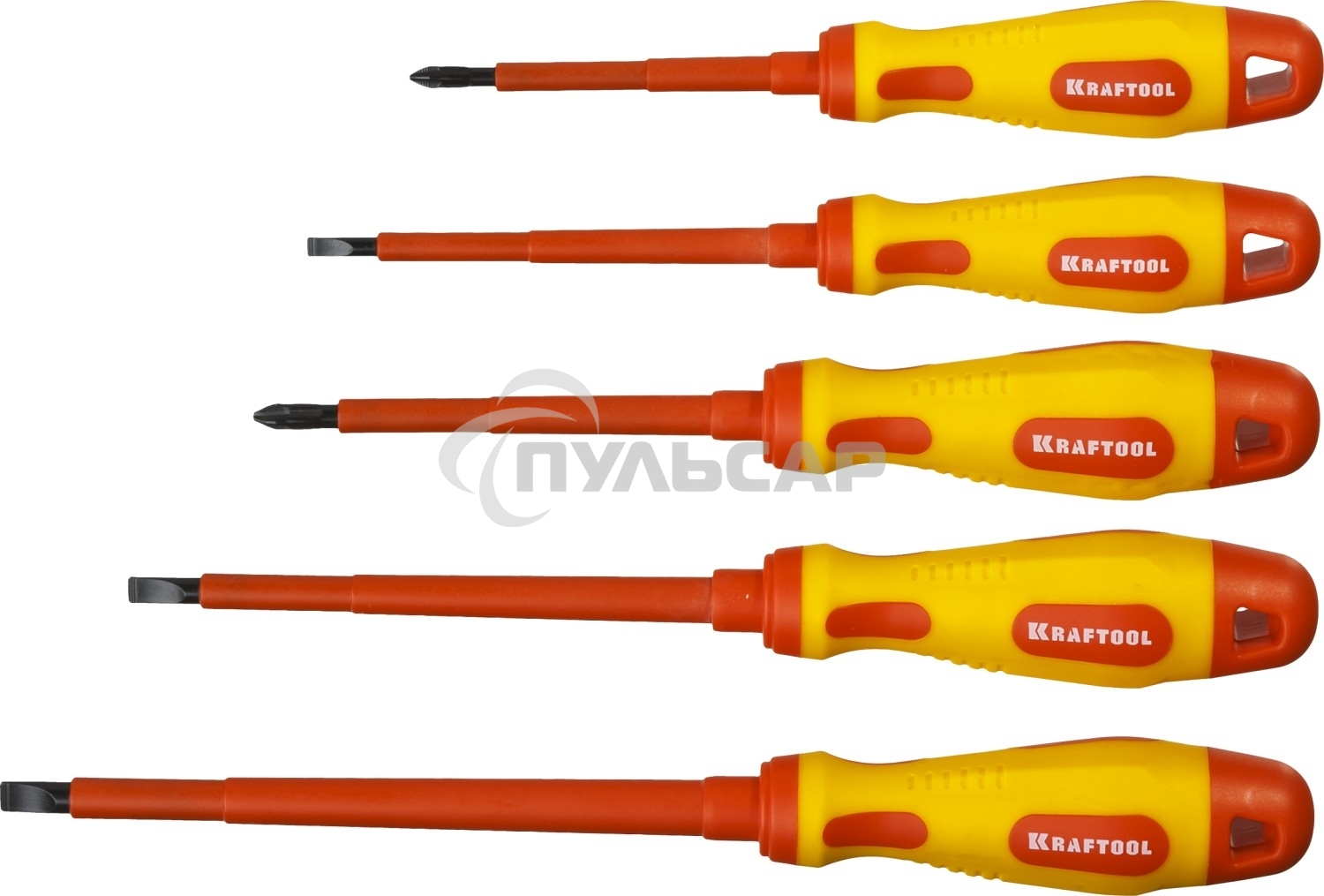 Набор KRAFTOOL EXPERT 250088-H6 Cr-Mo-V сталь. SL: 2.5. 4. 5.5. 6.5. PH: № 1. № 2. 6 предметов