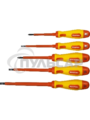 Набор KRAFTOOL EXPERT 250088-H6 Cr-Mo-V сталь. SL: 2.5. 4. 5.5. 6.5. PH: № 1. № 2. 6 предметов