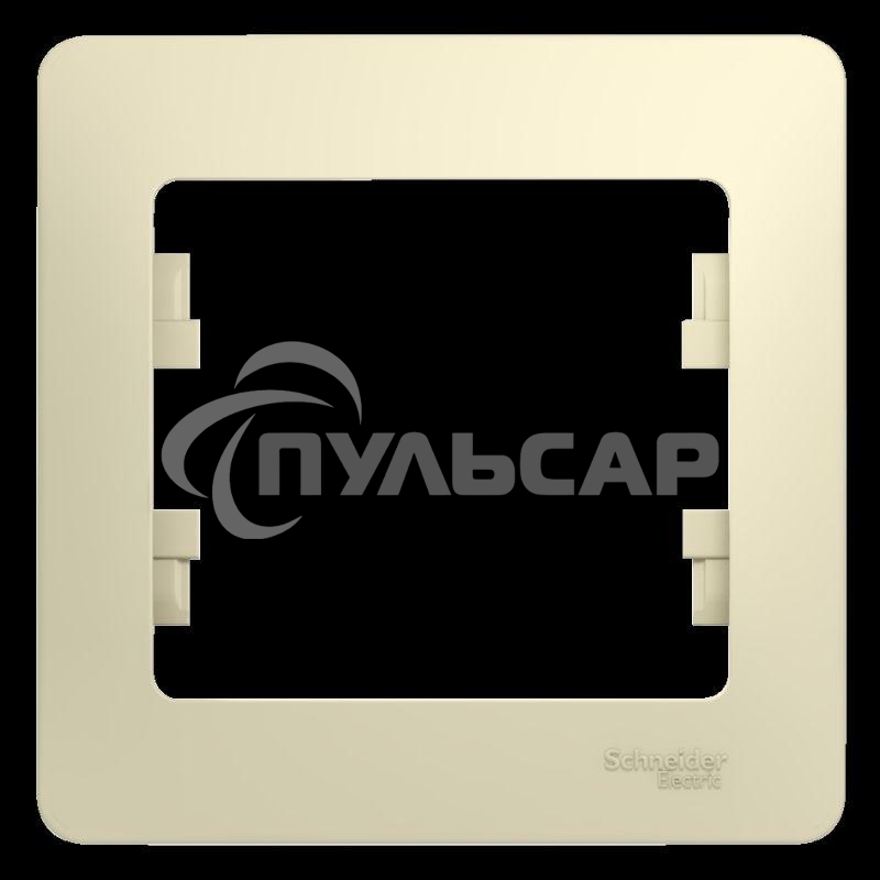 Рамка 1-м Glossa беж. SchE GSL000201