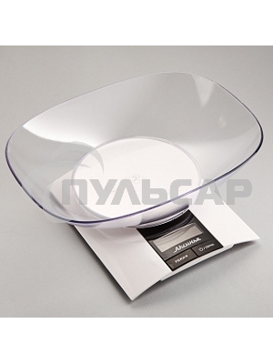 Весы настольные электронные АКСИНЬЯ КС-6505 белый: 3кг (12)