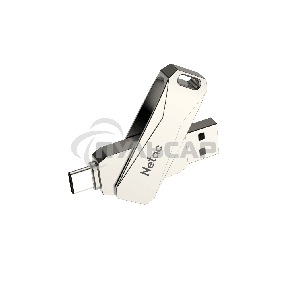 Флешка USB Netac U782C NT03U782C-128G-30PN dual USB 3.0+TypeC 128 Gb, retail version