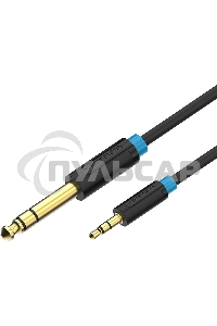 Кабель Vention аудио Jack 6,5 мм M/ 3,5 M - 1,5 м BABBG