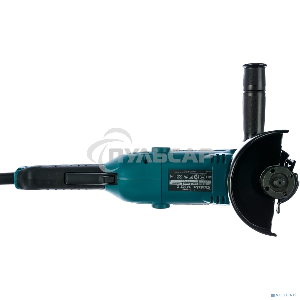 Шлифовальная машина Makita GA5021C УШМ,ф125мм,1450Вт,10000об\м,2.4кг,кор,электронная стабилизация