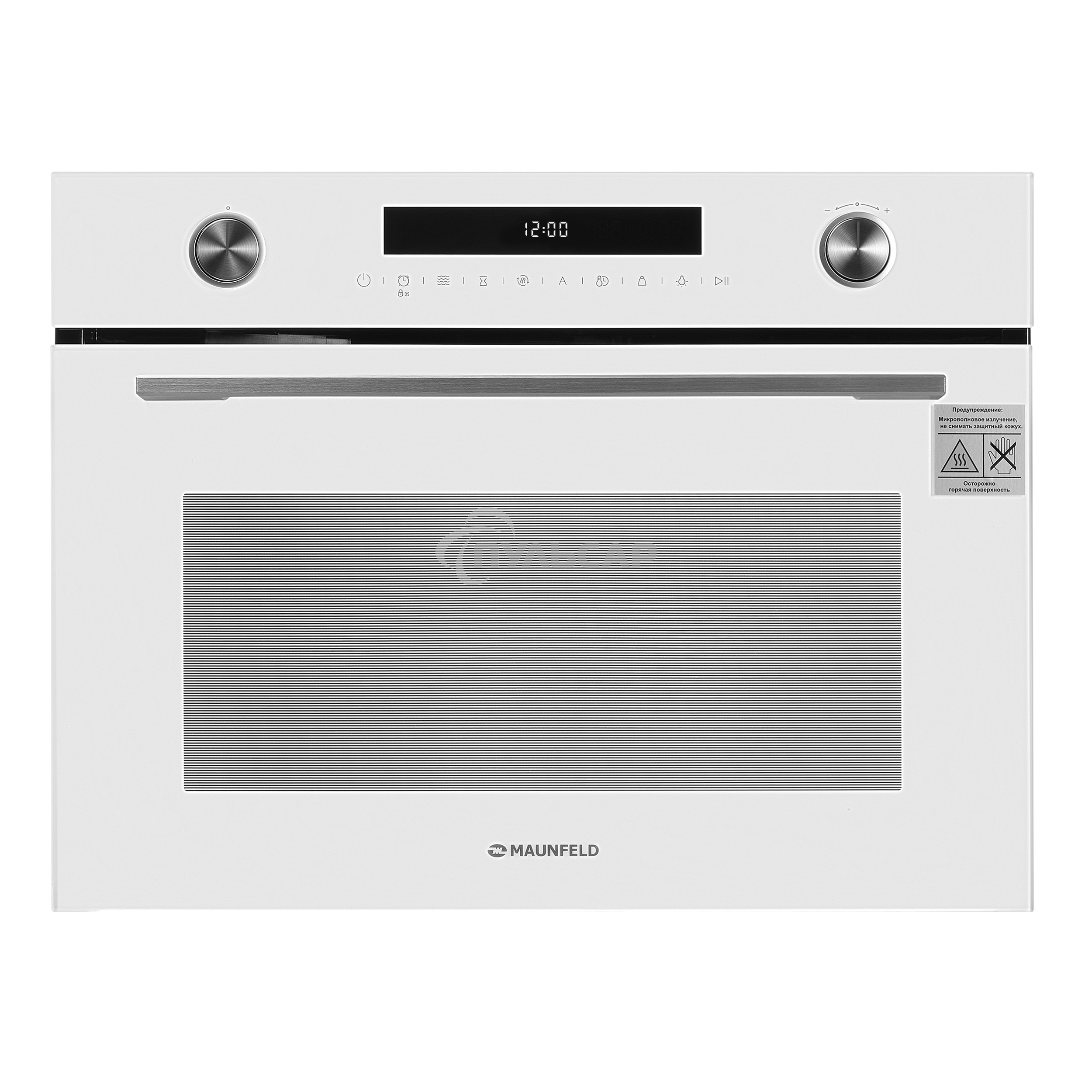 Компактный духовой шкаф с функцией СВЧ Maunfeld MCMO5015MFW