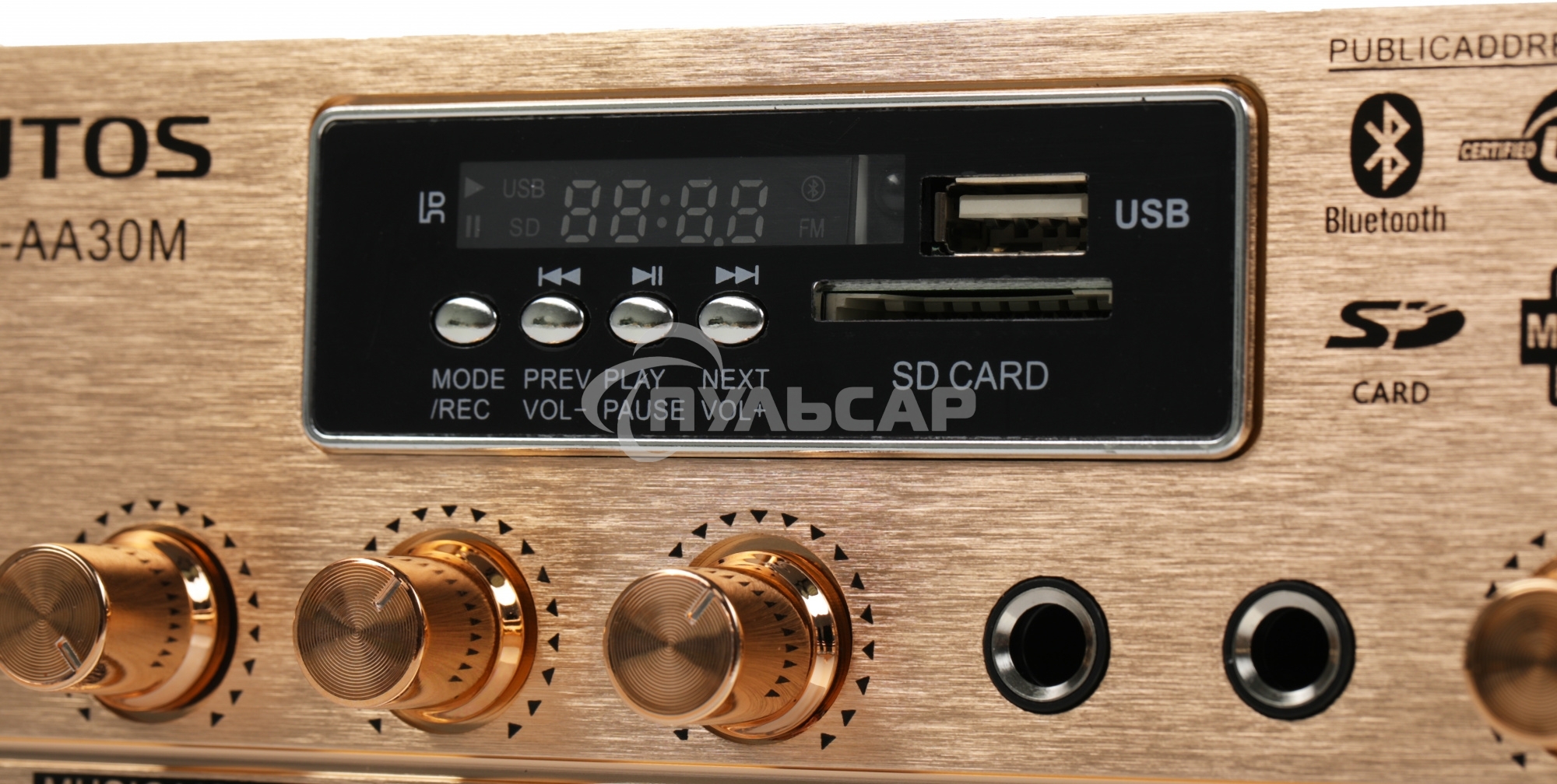 Усилитель Tantos TSo-AA30M выход 100Вт / 30Вт (00-00025068)