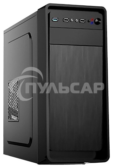 Компьютерный корпус Miditower ExeGate XP-332 Black, ATX, (XP600, Black,120мм), 2*USB, Audio