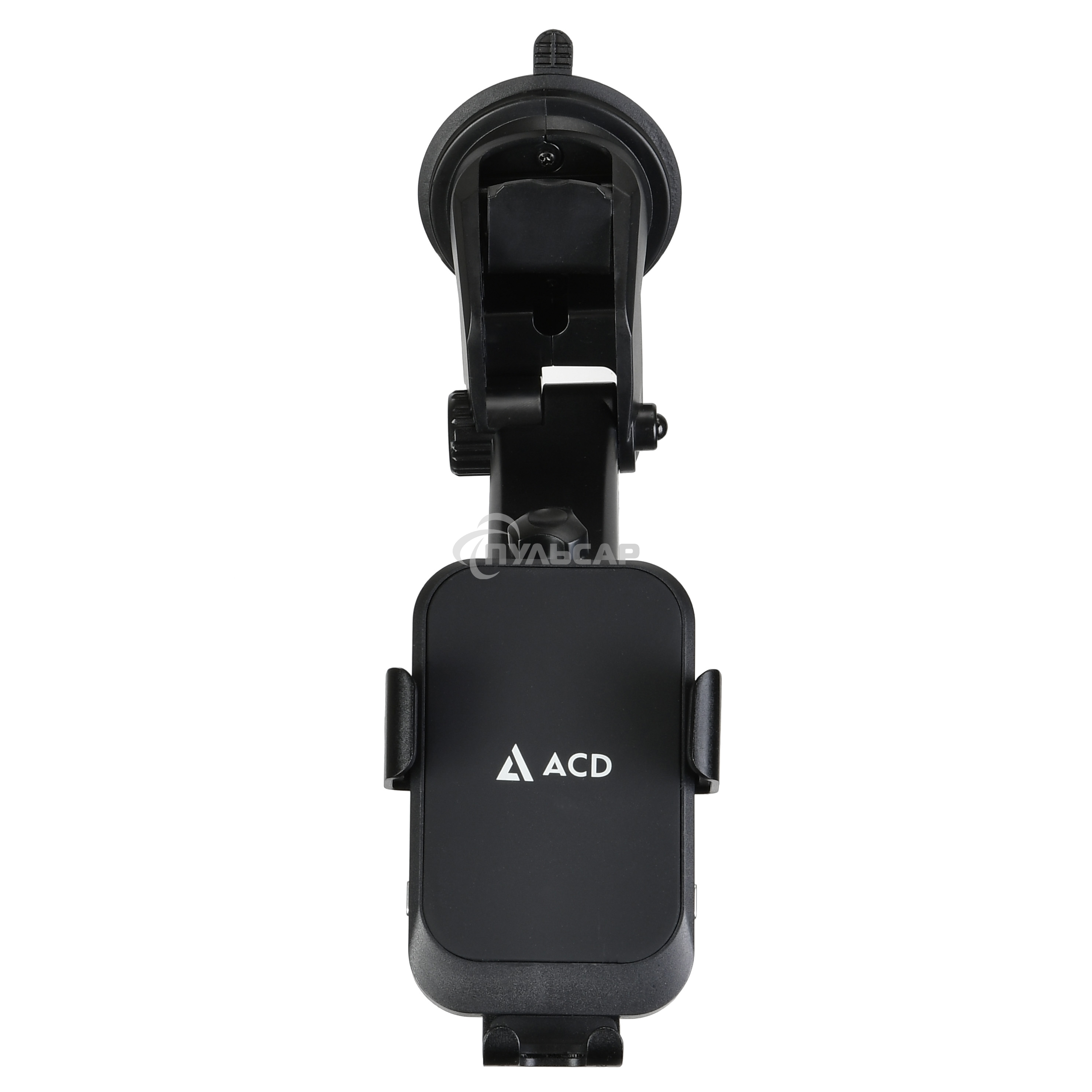 Автомобильная беспроводная зарядка-держатель с QC ACD ACD-W15QI-V1B 15Вт, 5В/2А~12В/1,5А RTL