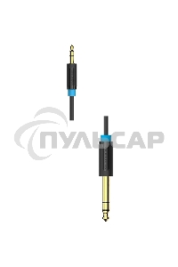 Кабель Vention аудио Jack 6,5 мм M/ 3,5 M - 1,5 м BABBG