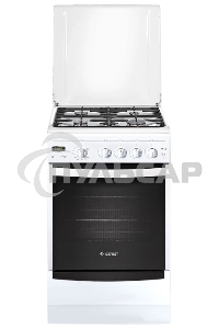 Плита газовая Gefest ПГ 5100-03 0002 белый, конфорок 4 шт, духовка 52 л, 50 см x 85 см x 58.5 см
