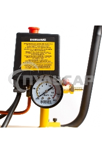 Компрессор воздушный рем. привод BCV2300/100, 2,3 кВт, 100 литров, 440 л/мин Denzel