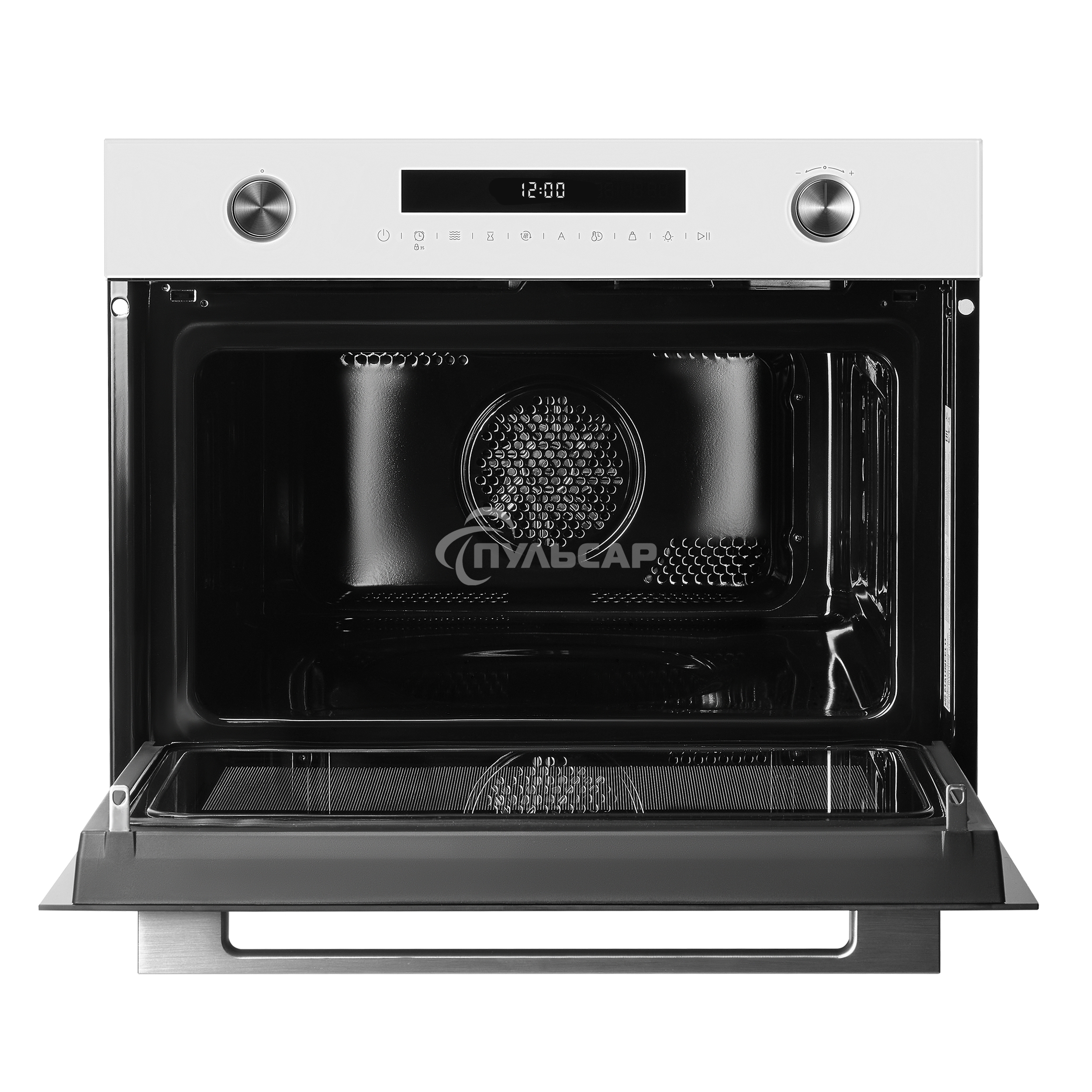 Компактный духовой шкаф с функцией СВЧ Maunfeld MCMO5015MFW