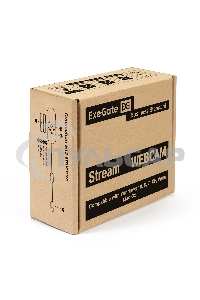 Веб-камера ExeGate Stream HD-4000 4K UHD AF (8Мп, 3840x2160, 30fps, автоматический фокус, поддержка H.264, защитная шторка, 4-линзовый объектив (стекло), стерео микрофон с шумоподавлением, универсальное крепление, USB, кабель 1,5 м, Windows 7/8/10/11, Mac