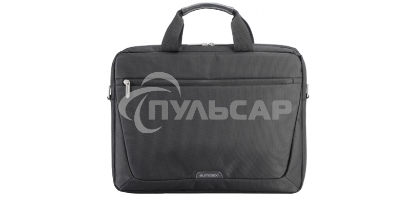 Сумки для ноутбуков Сумка SUMDEX PON-111BK нейлон, черная до 15,6