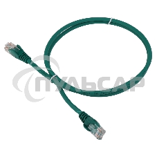 Патч-корд LANMASTER LSZH UTP кат.5e, 5.0 м, зеленый