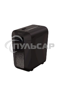 Шредер Fellowes PowerShred LX65 черный (секр.P-4)/перекрестный/10лист./22лтр./скрепки/скобы/пл.карты
