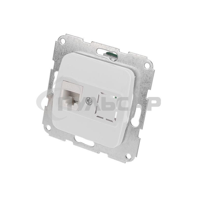 Розетка Компьютер RJ45 DEA с/у мех. Бел KRANZ