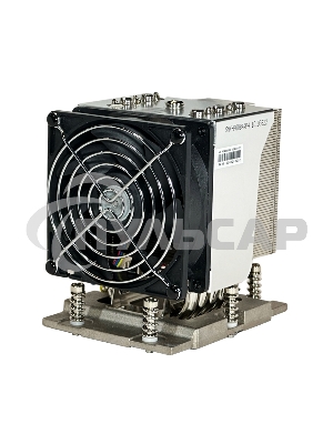 Радиатор для процессора Ablecom ACL-S42130 серебристый, 90 мм, алюминий/медь, 4380 об/мин, 46 дБ, 4 pin, 400 Вт, 124 мм