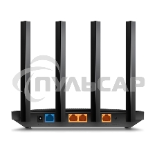 Роутер TP-Link AX1500 Dual-Band Wi-Fi 6 RouterSPEED: 300 Mbps at 2.4 GHz + 1201Mbps at 5 GHzSPEC: 4× Antennas, 1GHz Dual Core CPU, 1× Gigabit WAN Port + 3× Gigabit LAN Ports, 1024-QAM, OFDMAFEATURE: Tether App, WPA3, Access Point Mode, IPv6 Supported, IPT